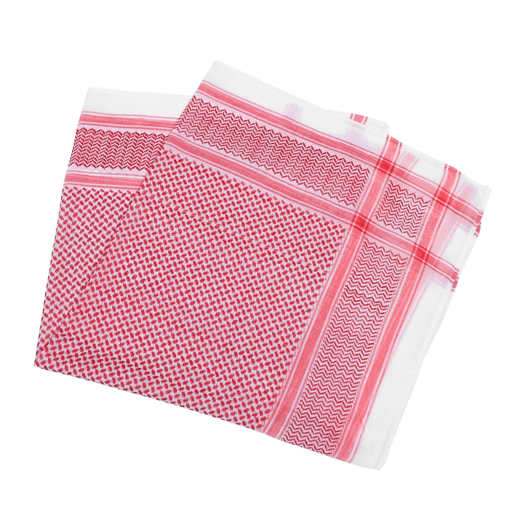 FOMIYES Fashionable Pattern Men's Scarf Arab Kerchief Kufiya for Men Daily Outdoor Wear