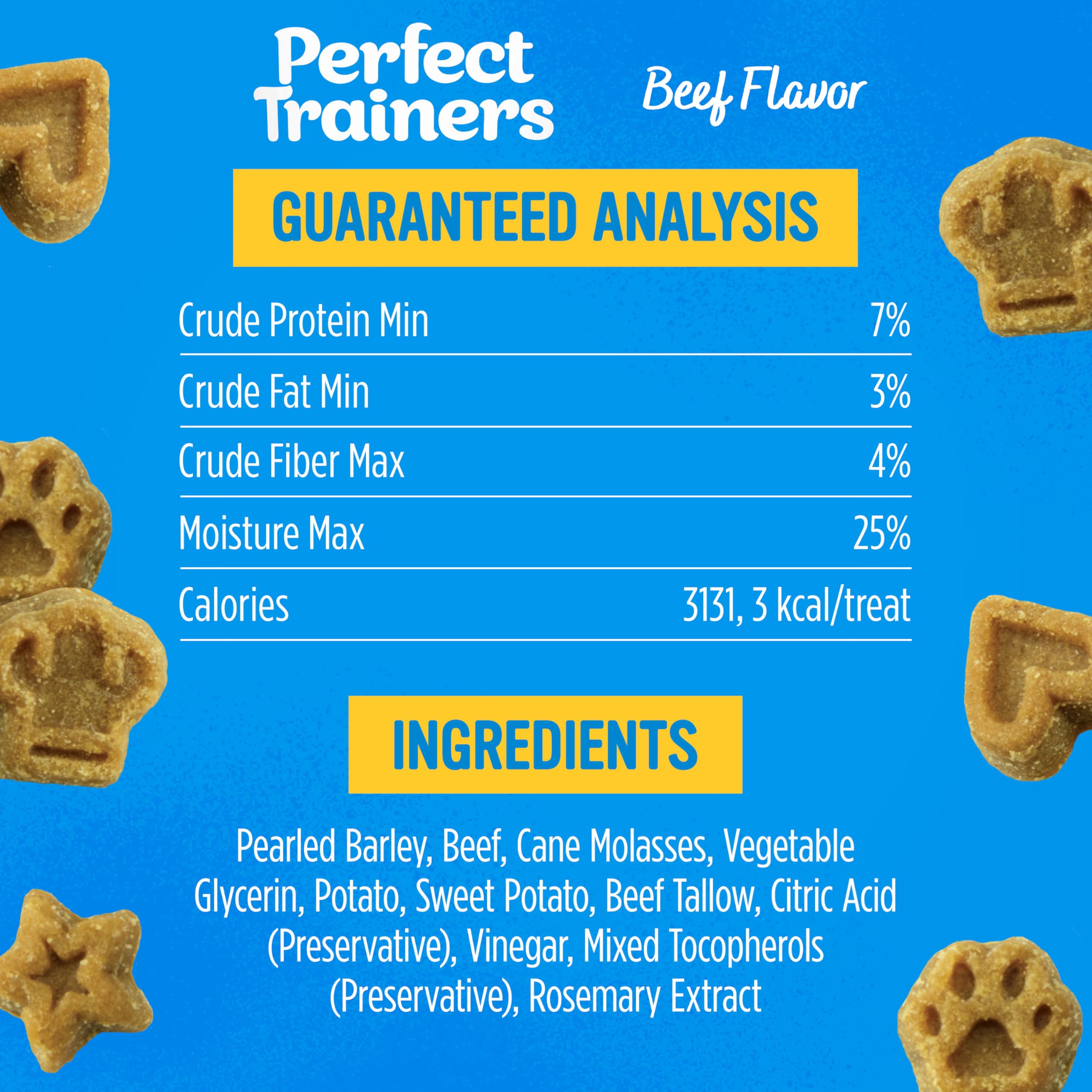 Blue Dog Bakery Perfect Trainers, Mini Dog Training Treats, Soft & Chewy, Made w/USA Beef, Healthy Treats, All Natural, Extra Small, 6 oz (Pack of 1) - image 8