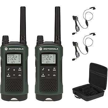 Motorola Talkabout T465 Rechargeable Two-Way Radio Bundle (Green)