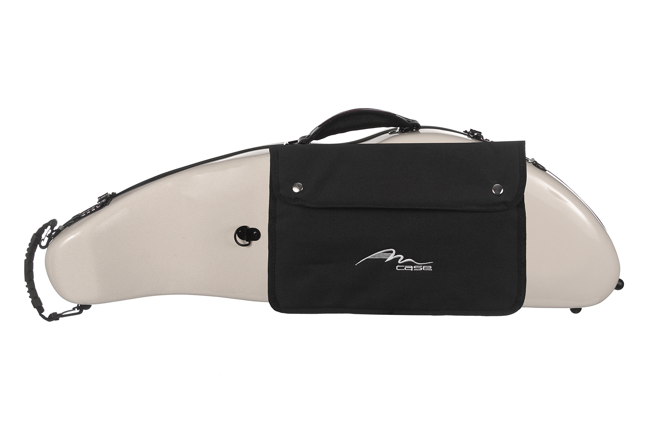 Geigenkoffer Fiberglass 4/4 Safe Flight perle M-case + Musiktasche