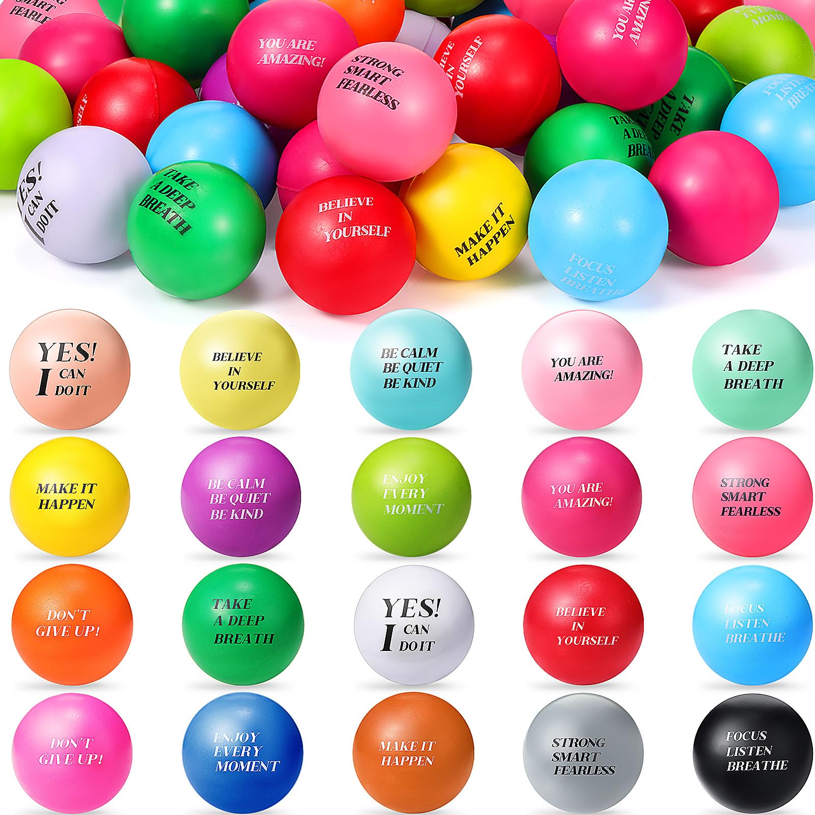 ハンドメイド　専用ページ Amazon.com: Jerify 200 Pieces Motivational Stress Balls