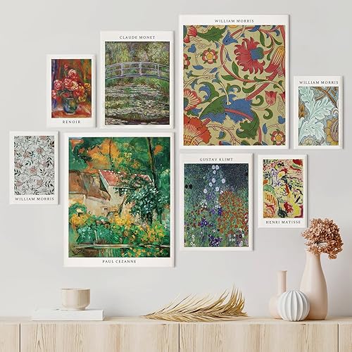 8 paneles acústicos artísticos, autoadhesivos, paneles de pared insonorizados, decorativos famosos paneles de absorción de sonido, tratamiento