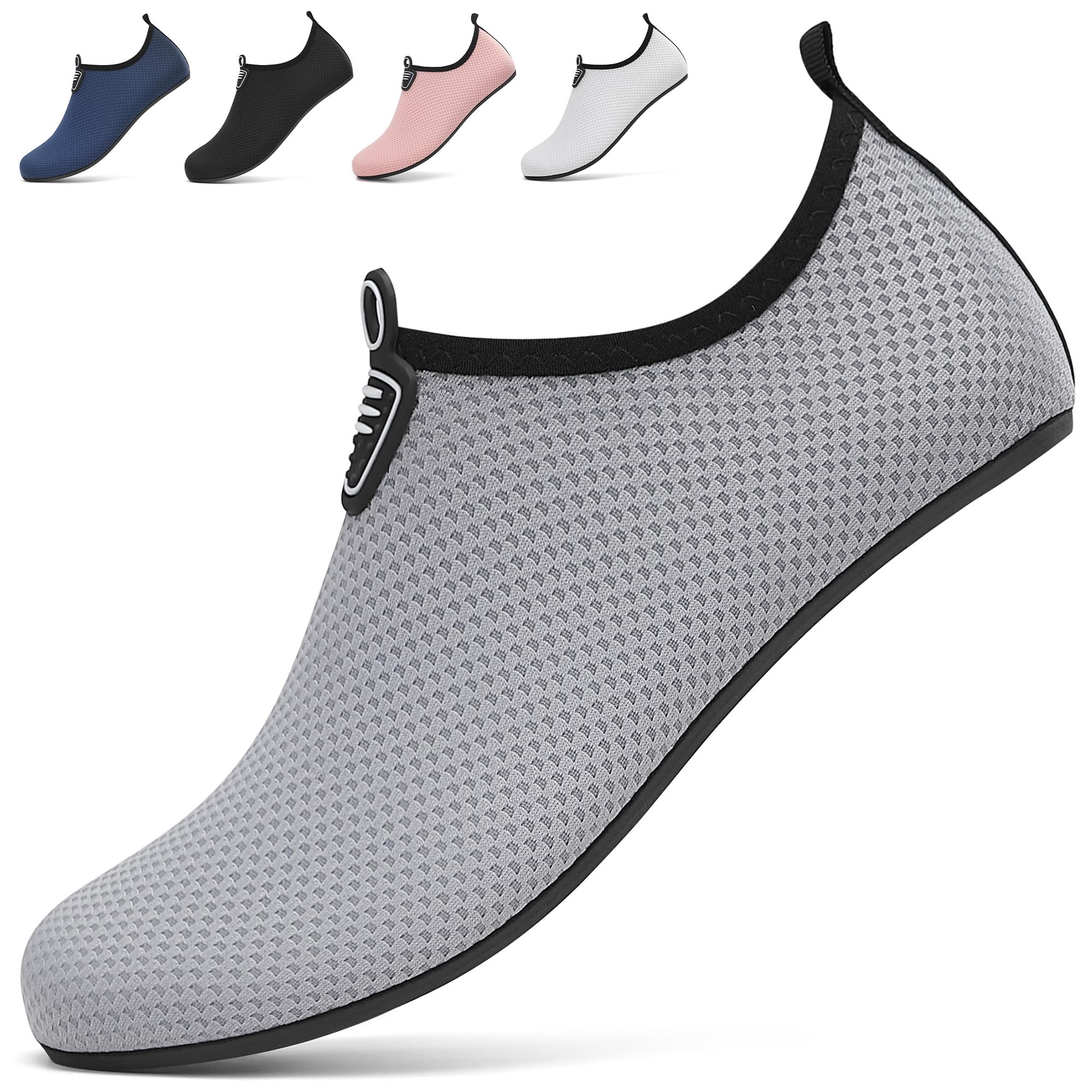 BARFULKER Schwimmschuhe Badeschuhe Damen Herren - Schnell Trocknend Wasserschuhe Leicht Strandschuhe Surfschuhe für Männer Frauen, Aquaschuhe für Pool Beach Yoga