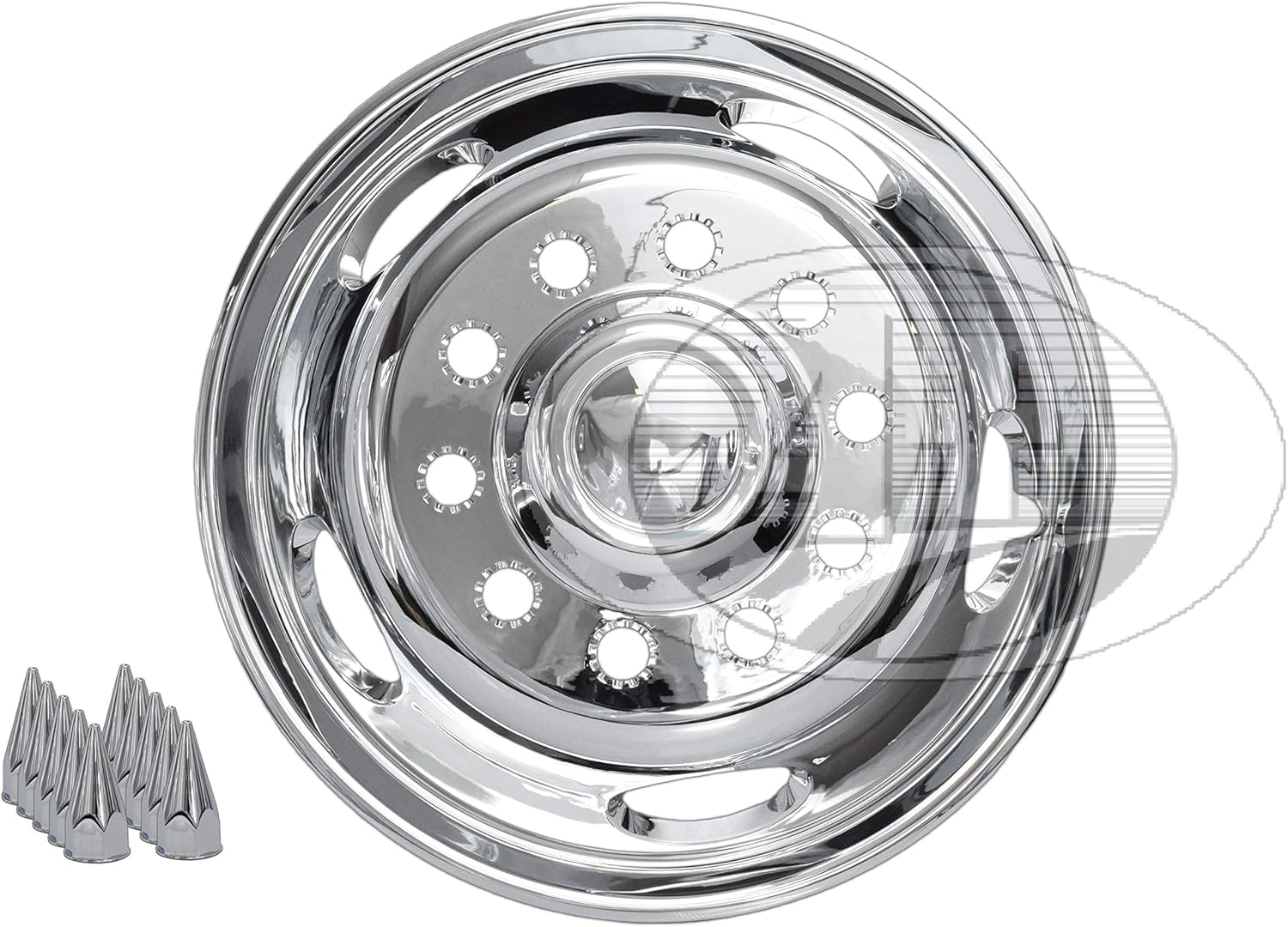 A+ 19.5" Wheel Simulator for 2012-2018 Dodge RAM 4500/5500 Dually Trucks