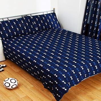 Tottenham Hotspur FC تصميم النبض الرسمي مجموعة لحاف واحد قابل للعكس