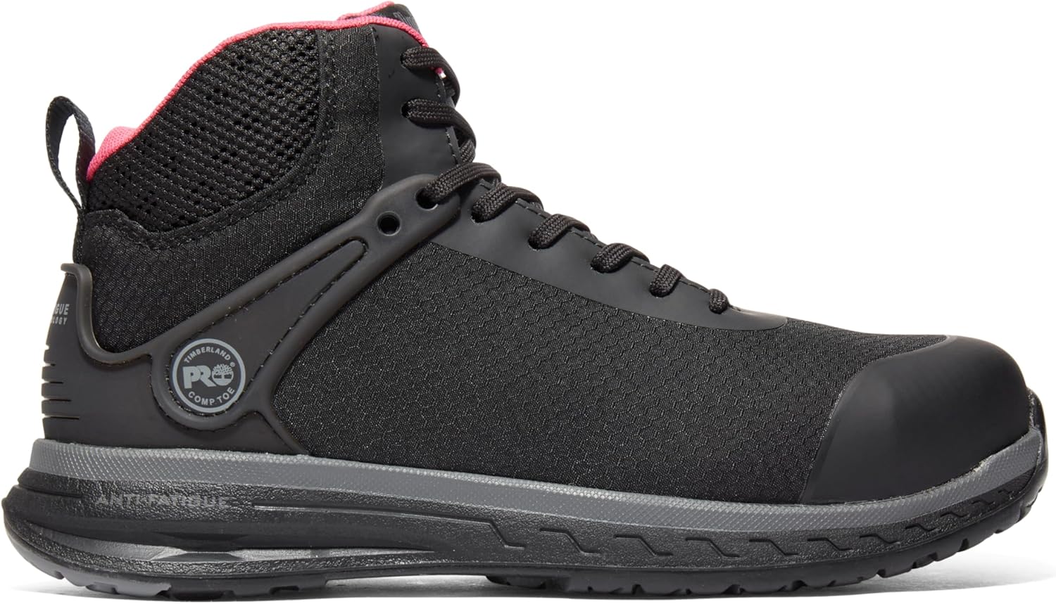 Timberland PRO Womens Drivetrain Mid Composite Safety Toe Static Dissipative Industrial Athletic Work Shoe - Image 6
