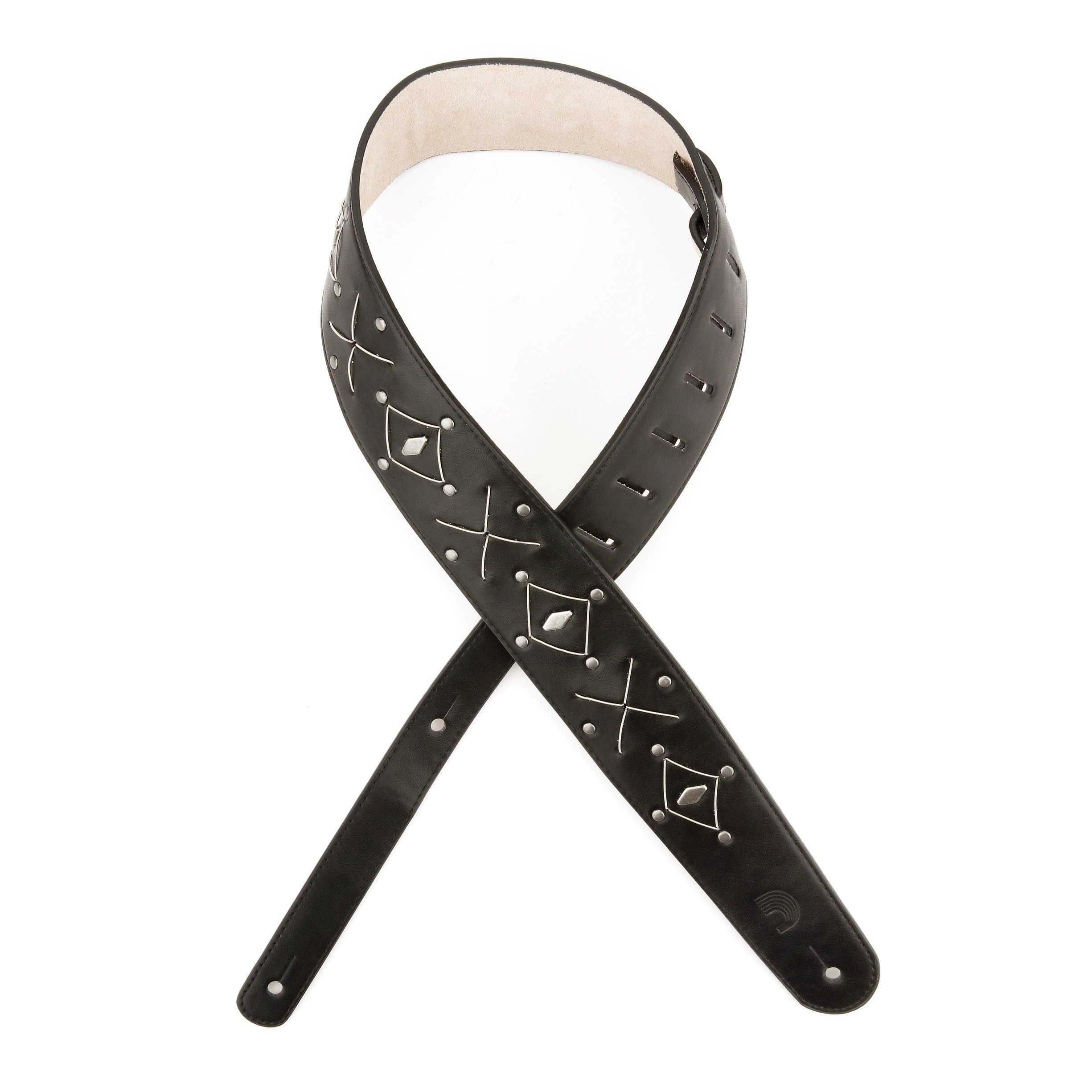 D'Addario Planet Waves Gitarrengurt mit Saiten und Nieten