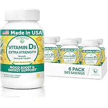 Lunakai USA Made Vitamin D3 Gummies 2000 IU, 6 Pack