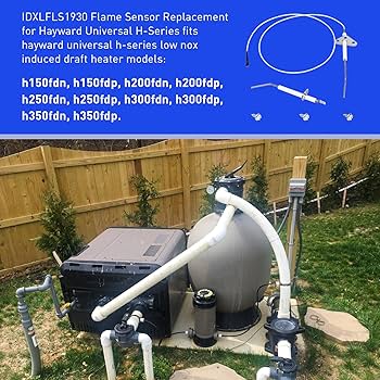 Apopip IDXLFLS1930 Sensor De Llama De Repuesto Para Hayward Universal H-Series H150FDN H150FDP H200FDN H200FDP H250FDN H250FDP H300FDN H300FDP H350FDN H350FDP H400FDN H400FDP H2500FDP IDL2 350IDL2