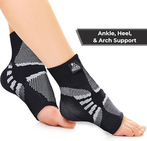 Miniatura 3 de Nordic Lifting Mangas de compresión de tobillo (1 par) - Soporte para recuperación y prevención de lesiones - 1 año de garantía..