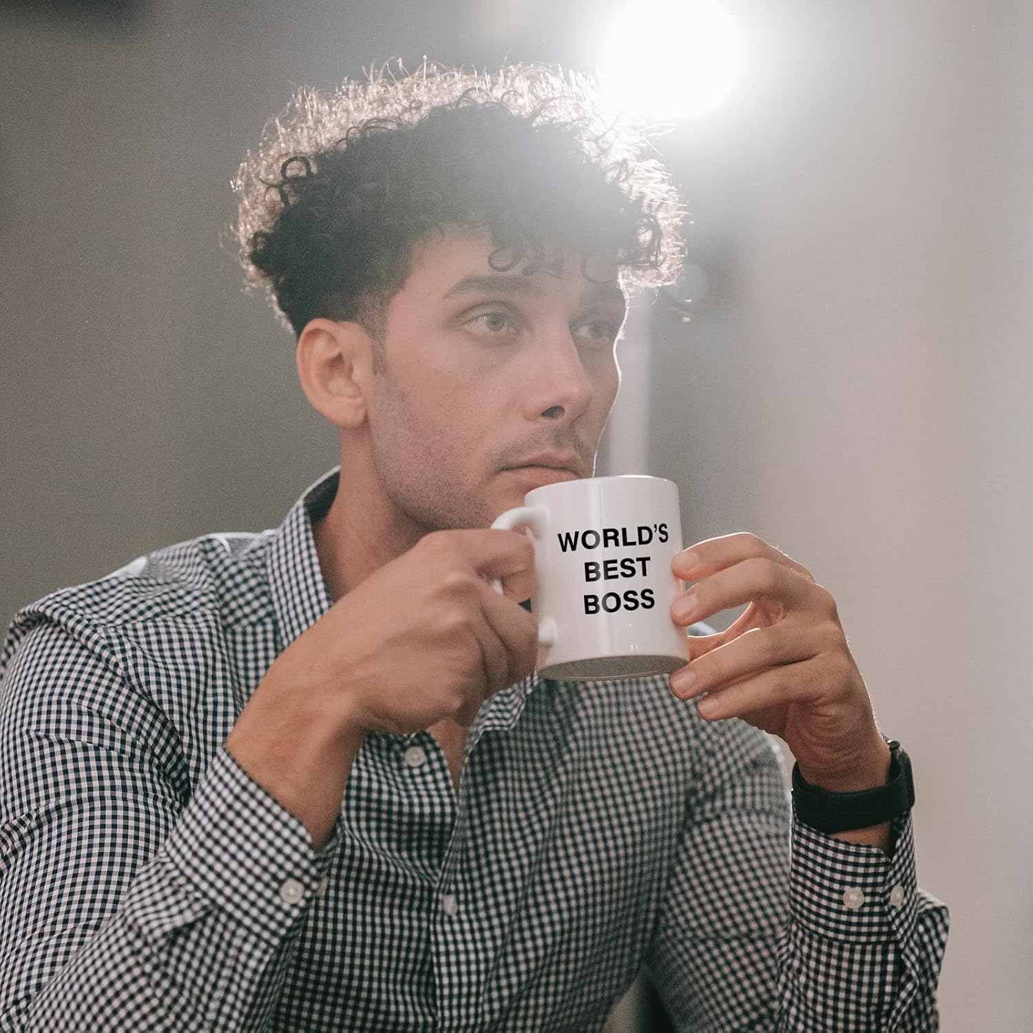 Worlds Best Boss Mug, 11 oz Ceramic Coffee Mug Ruggedness