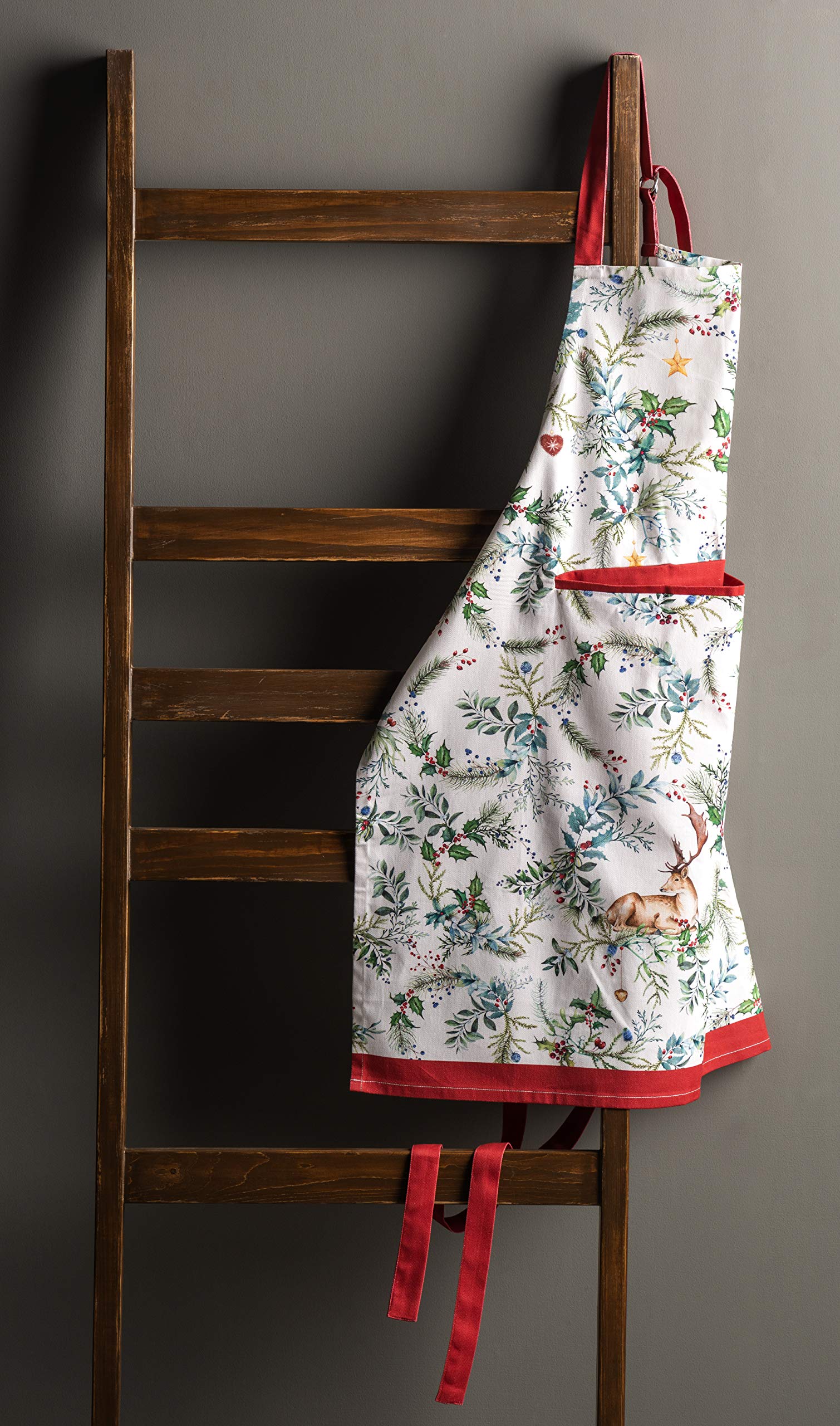 Maison d' Hermine 100% Cotton Apron for women with Pocket Kitchen Chef Autumn Apron for Men Cooking Gardening Server Waitress Maid - Image 4