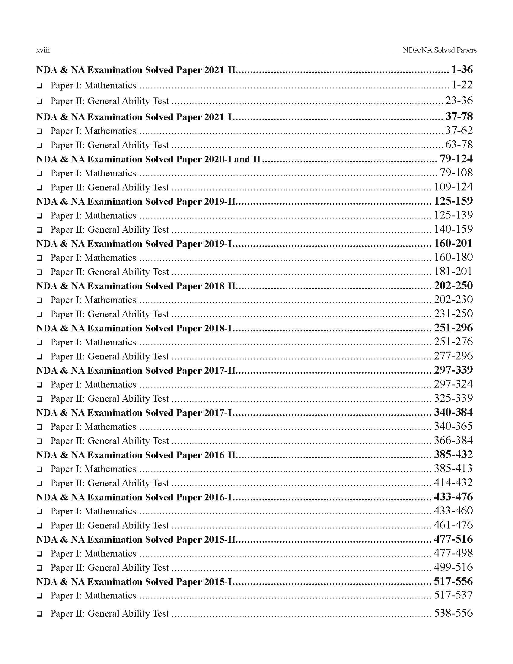NDA/NA National Defence Academy & Naval Academy Entrance Examination Solved Papers (2024-2015) | Paper 1 (Mathematics) & Paper 2 (General Ability Test) 3