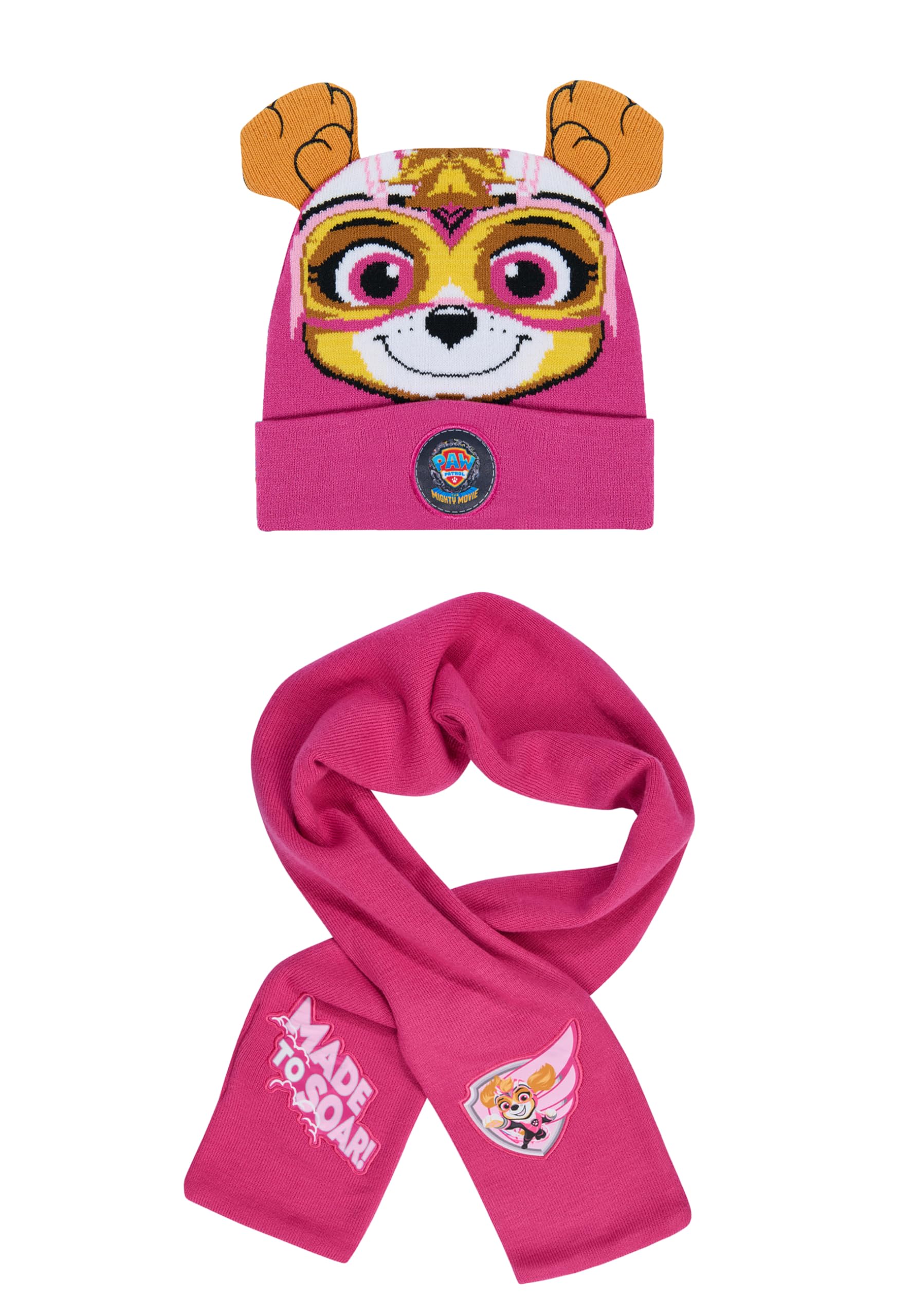 PAW PATROL Beanie Schal Handschuhe Set Für Mädchen 3–7