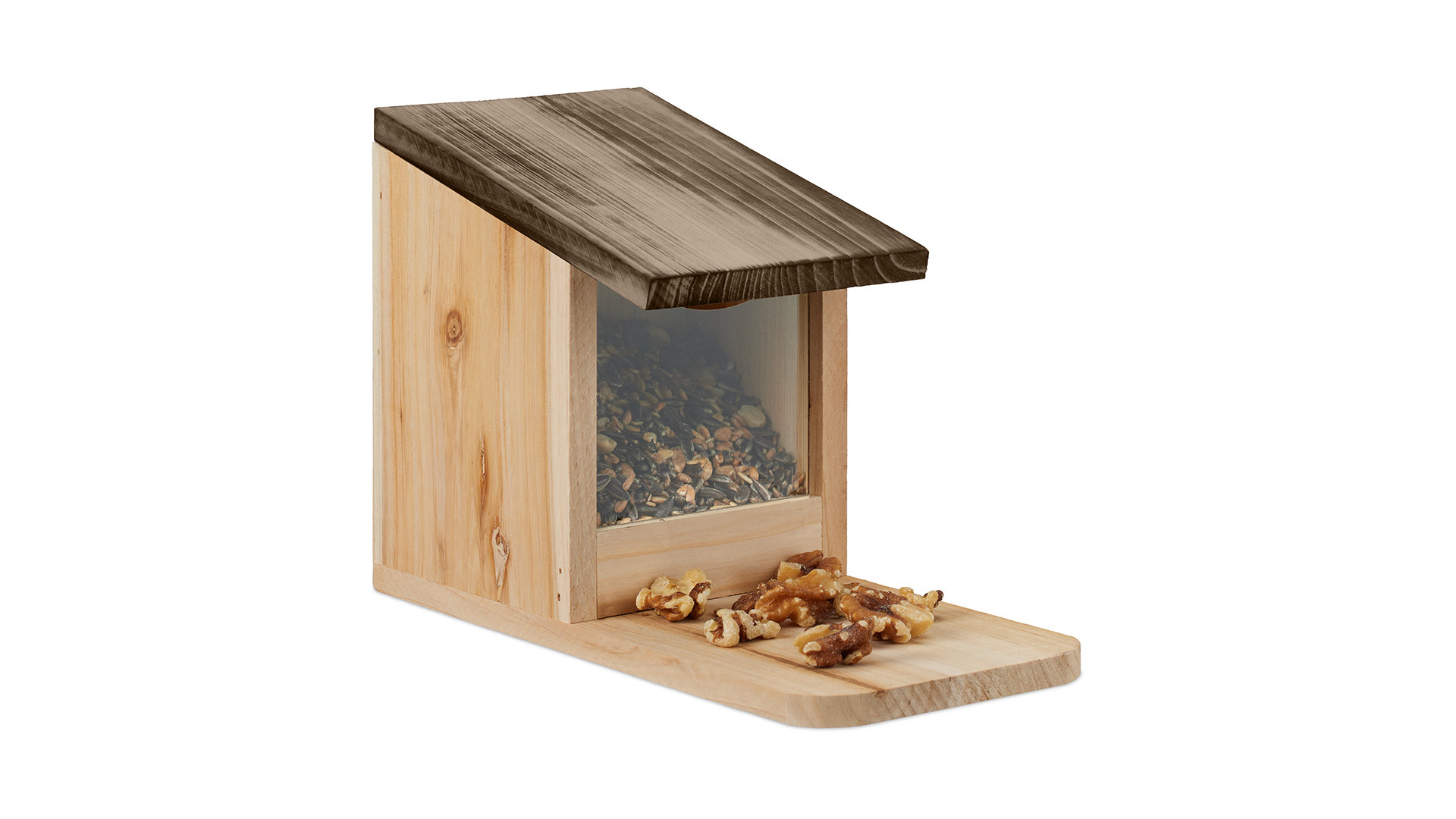 Casetta Per Uccelli In Legno - Mangiatoia Da Esterno, Resistente Alle Intemperie, Per Giardino E Balcone - Foto 12