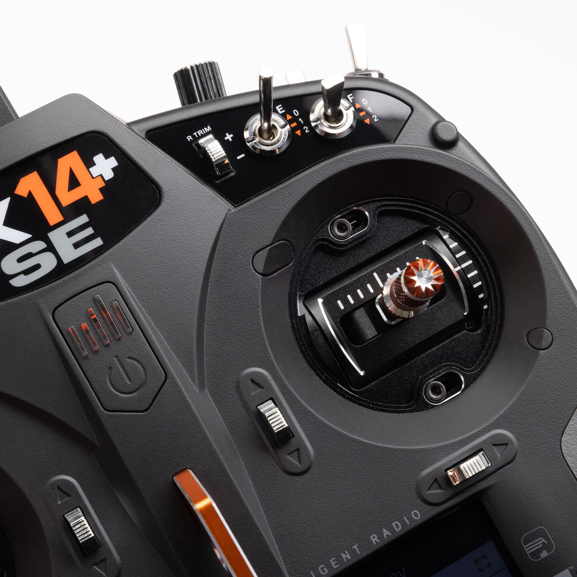 Spektrum iX14+SE Special Edition mit Aluminium Gimbals und Hall Sensoren, 20 Channel Transmitter Fernbedienung für ferngesteuerte Flugzeuge