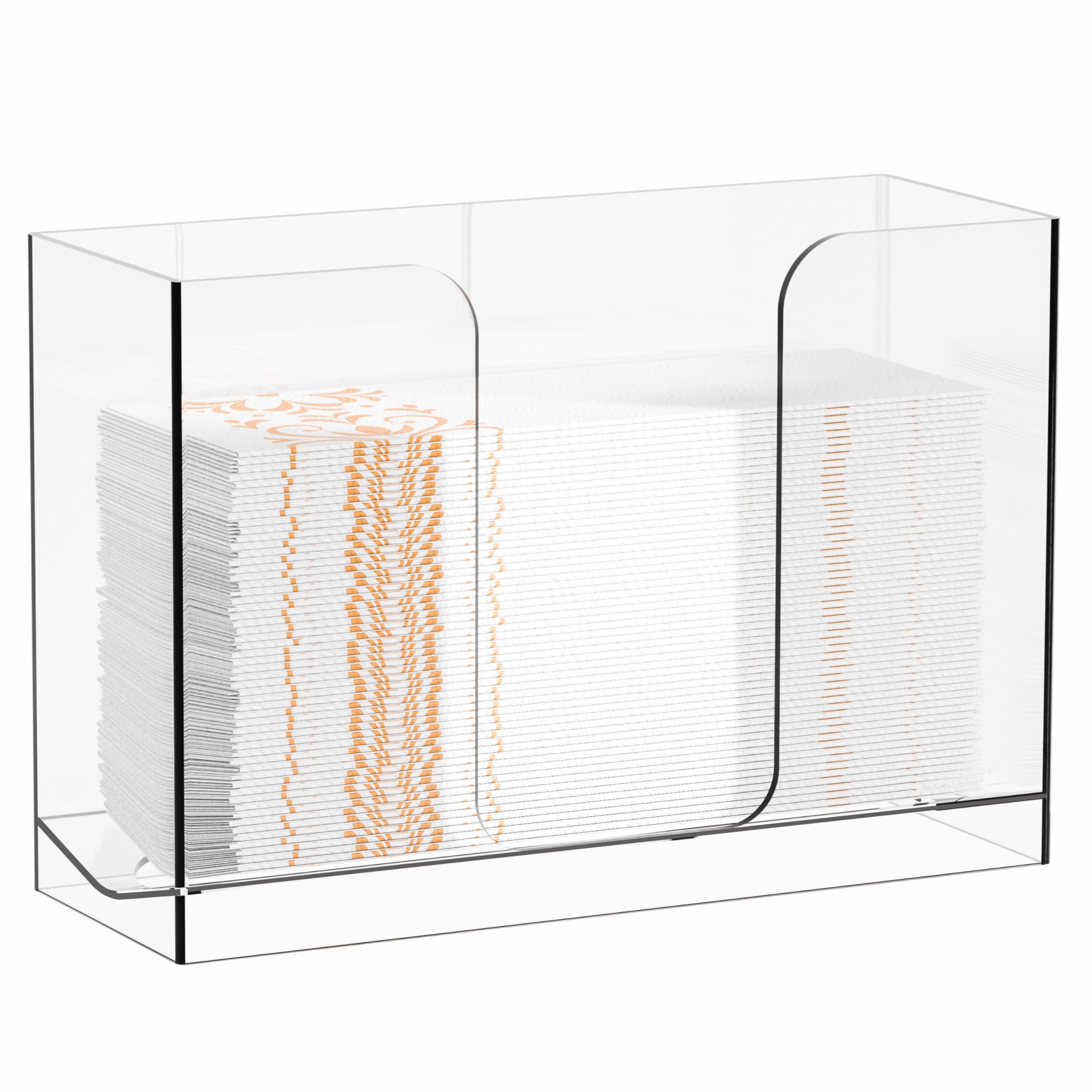 Dispensador de toallas de papel multipliegue encimera y pared plegado C Z triple