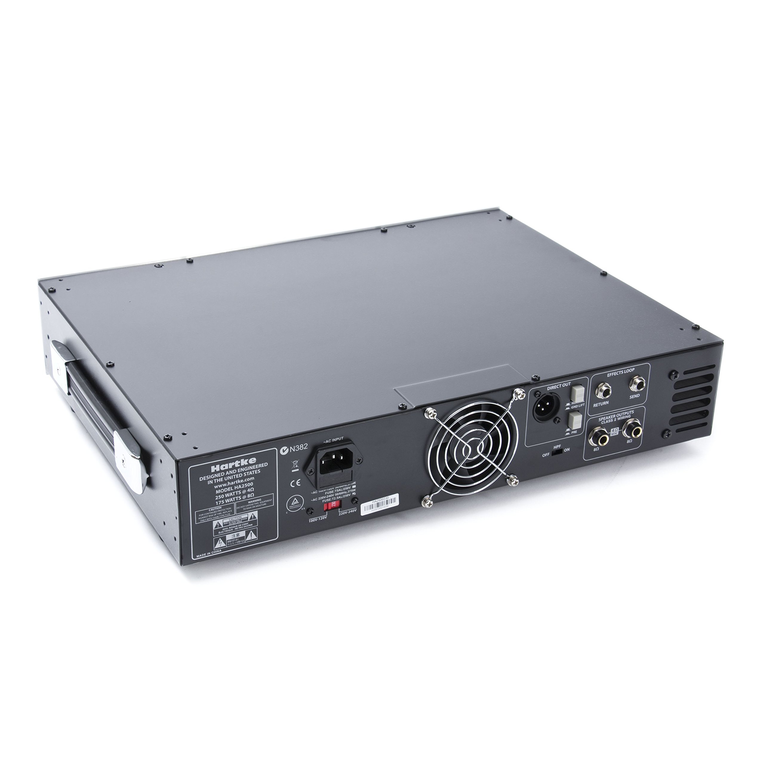 Amazon | Hartke『HA2500』 ベースアンプ・ヘッド 250W/4Ω