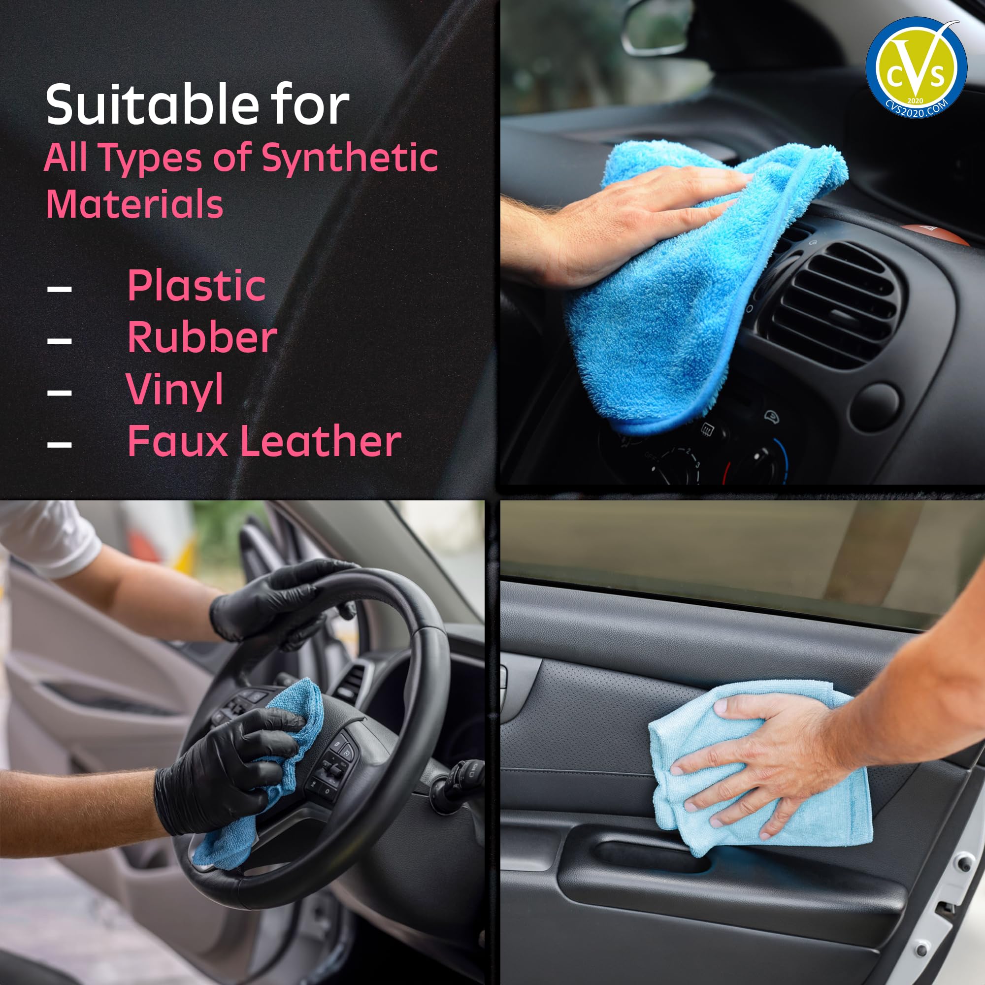 CVS - Spray de silicona para salpicadero de coche: limpia, brilla y protege el interior del coche, restaura el brillo, limpiador interior del coche, elimina la suciedad, el polvo y los residuos, aroma