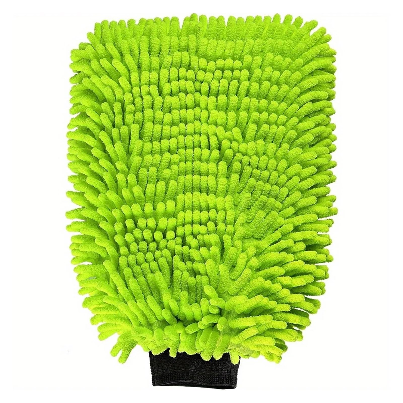 DYYEUAVT 2 Chenille Microfiber Car Wash Gloves Scratch-Free Plush Super Absorbent For Cleaning Cars Motorcycles