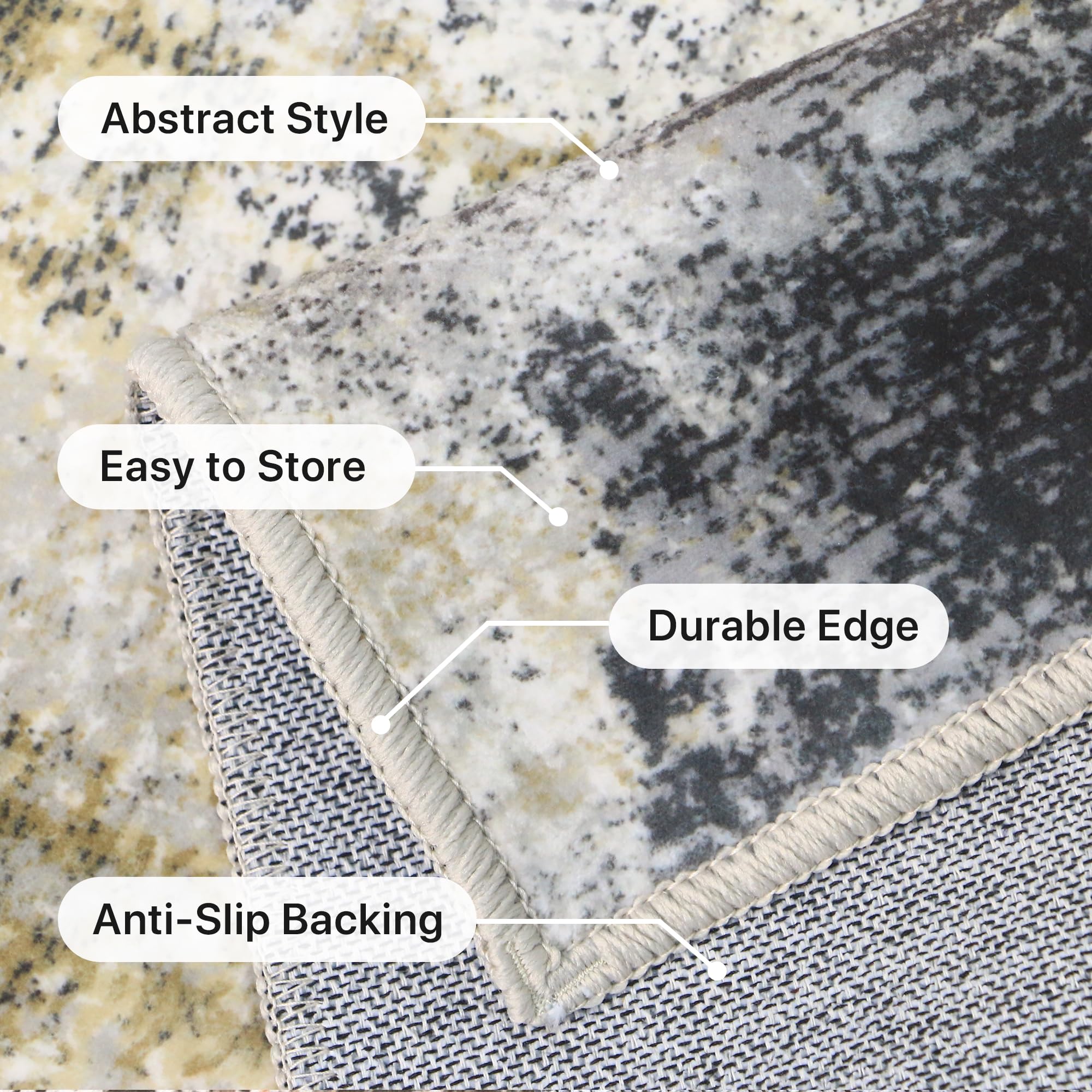 BEIMO Modern Abstract Rugs Living Room - Image 2