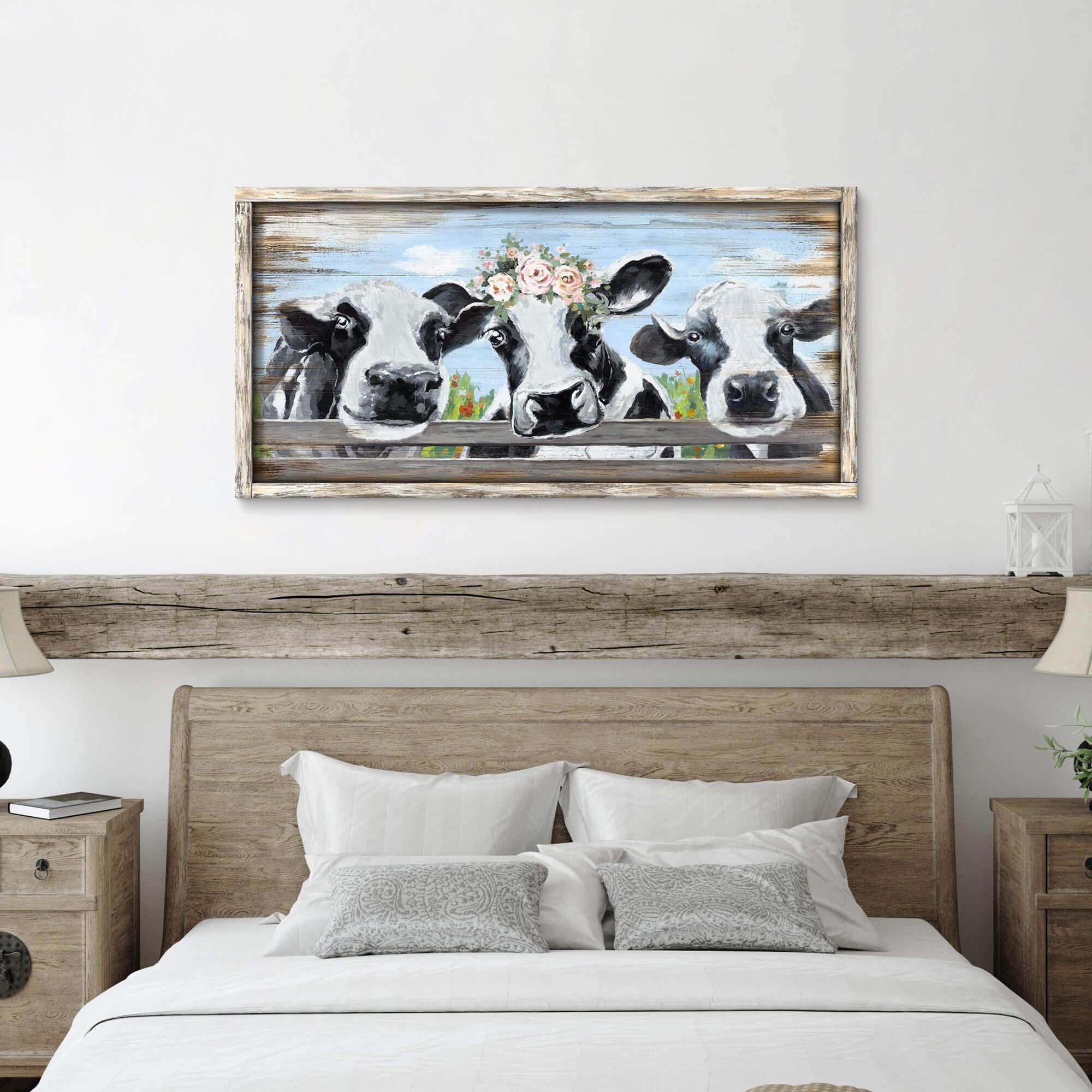 Fotos De Vaca Decoración De Pared, Lona De Vaca De Tie... | Cuotas Sin
