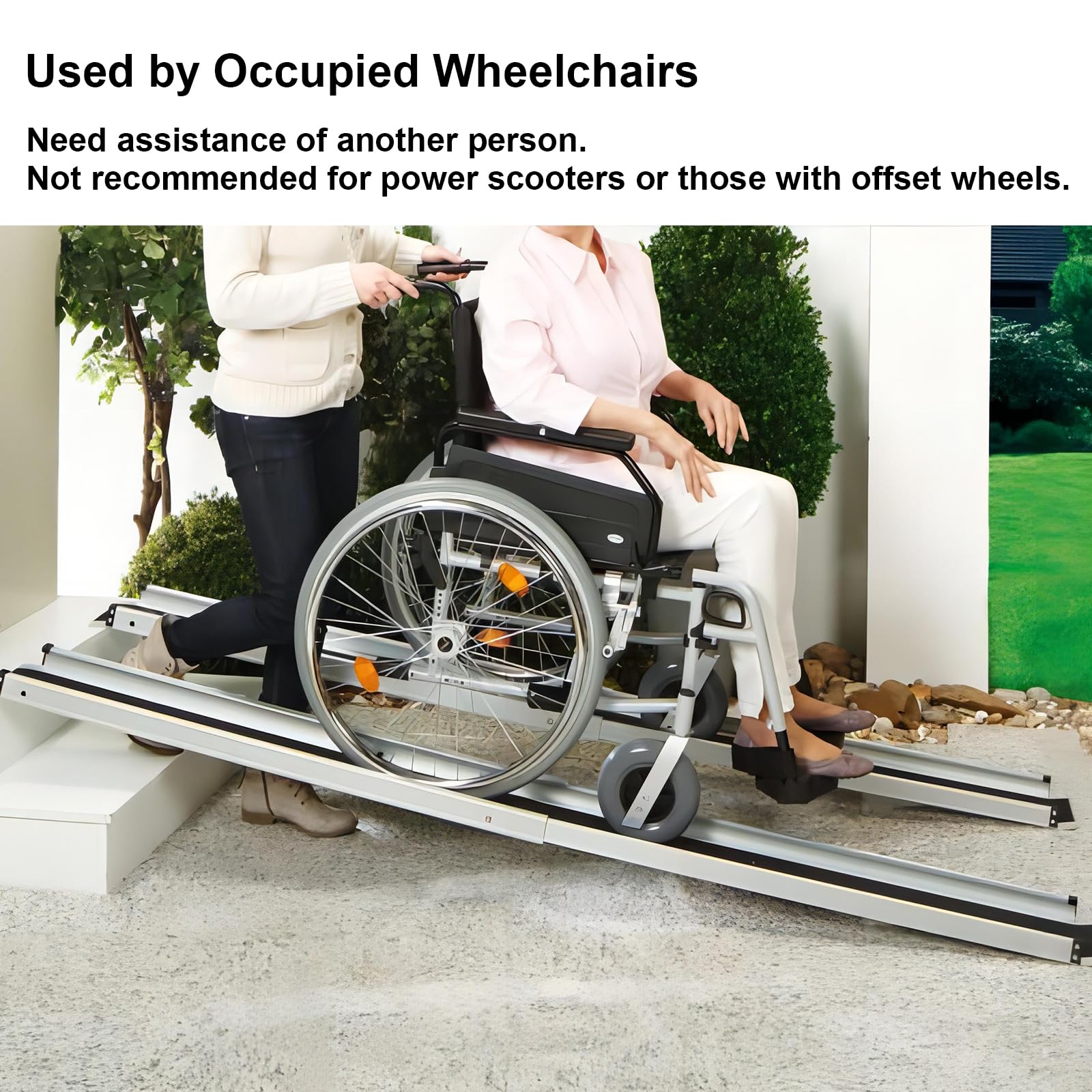 Retactable Ramps Snapklik.com : Redder Redder 3 To 5 FT Wheelchair Ramps, Retractable ...