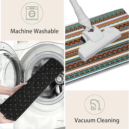 Miniatura 6 de TUBAMQ Tapete de entrada de arce morado de 17 x 30 pulgadas, con forma de corazón, decoración del hogar, casa de campo, decoración para puerta