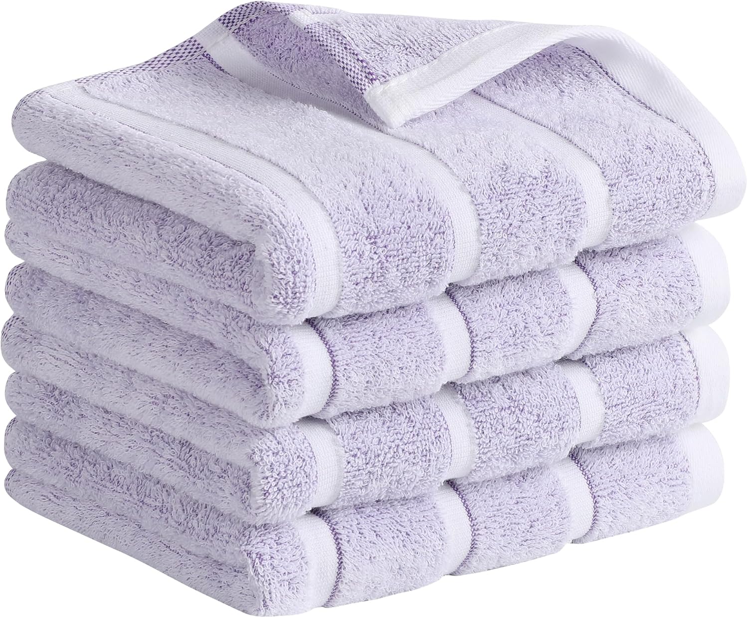 Striped Cotton Bathroom Hand Towels Blue-1 | Absorbent Soft Decorative Hand Towel Set for Kitchen, Spa, Gym, Home Decor