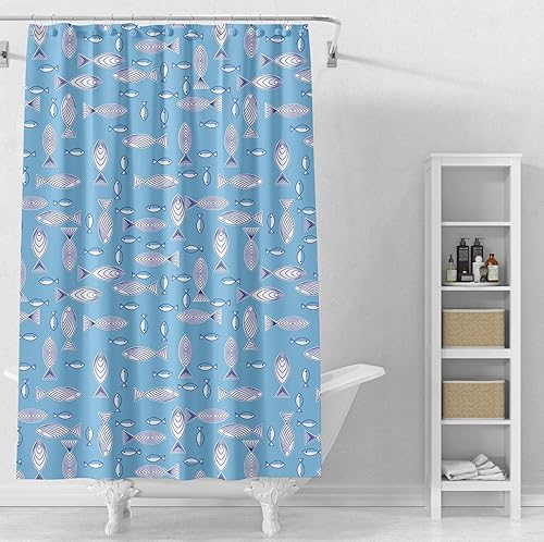 Miniatura 27 de Forro de plástico para ducha, forro de cortina de ducha de PEVA 4G de alta calidad con ojales inoxidables y 3 imanes pesados, cortinas de ducha