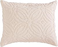 Vista 8 de Beatrice Home Fashions Colcha de Chenilla con Patrón Wedding Ring, Full, azul