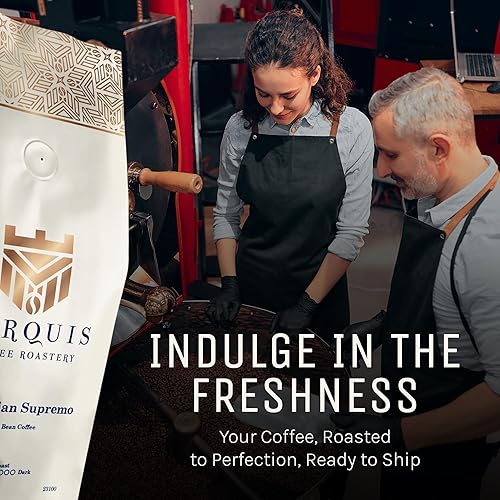 Miniatura 4 de Marquis - Granos de café supremo colombiano, café colombiano rico y atrevido, granos de café frescos con un aroma embriagador, café de grano entero