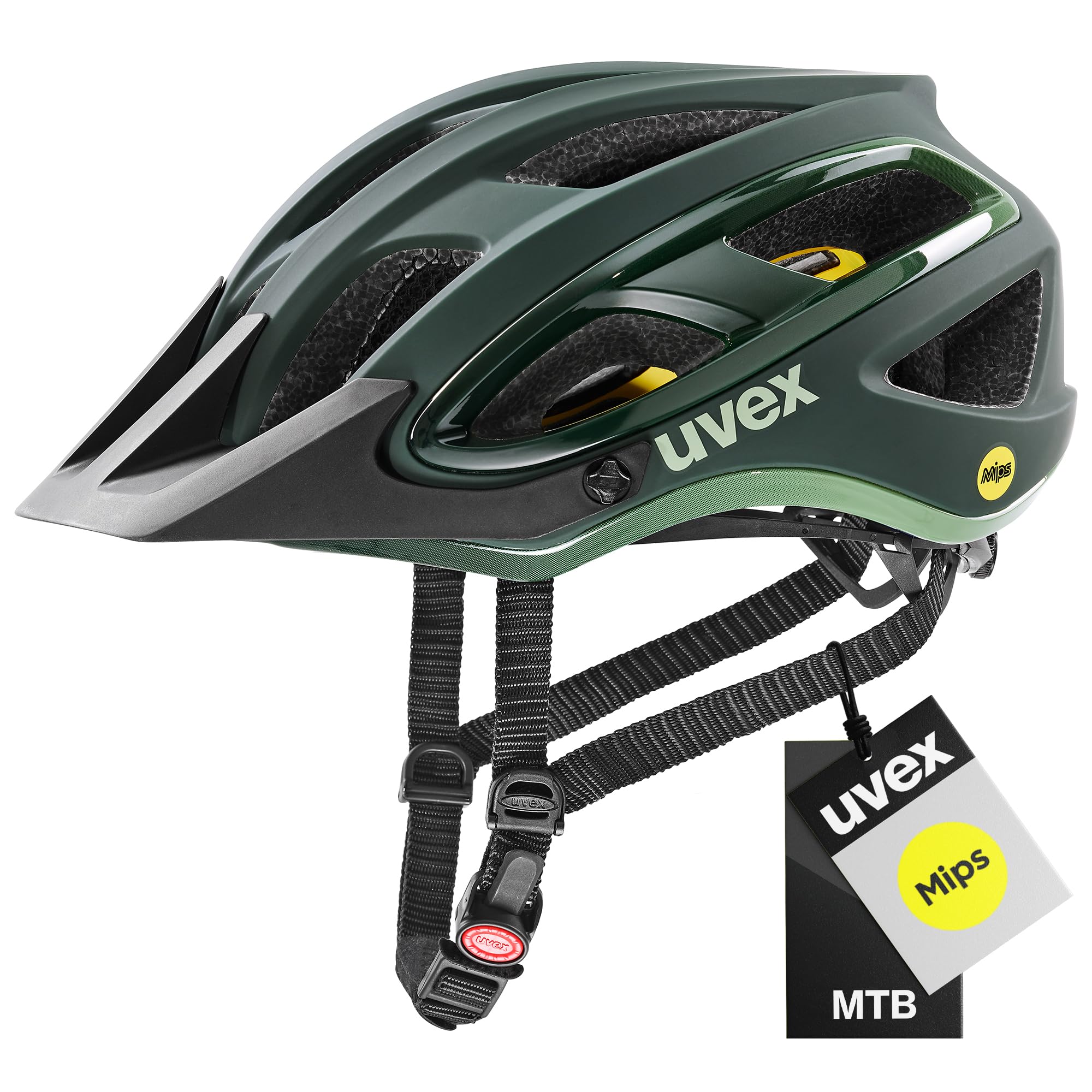 uvex Unbound MIPS Fahrradhelm, Forest - Olive matt, 58-62 cm