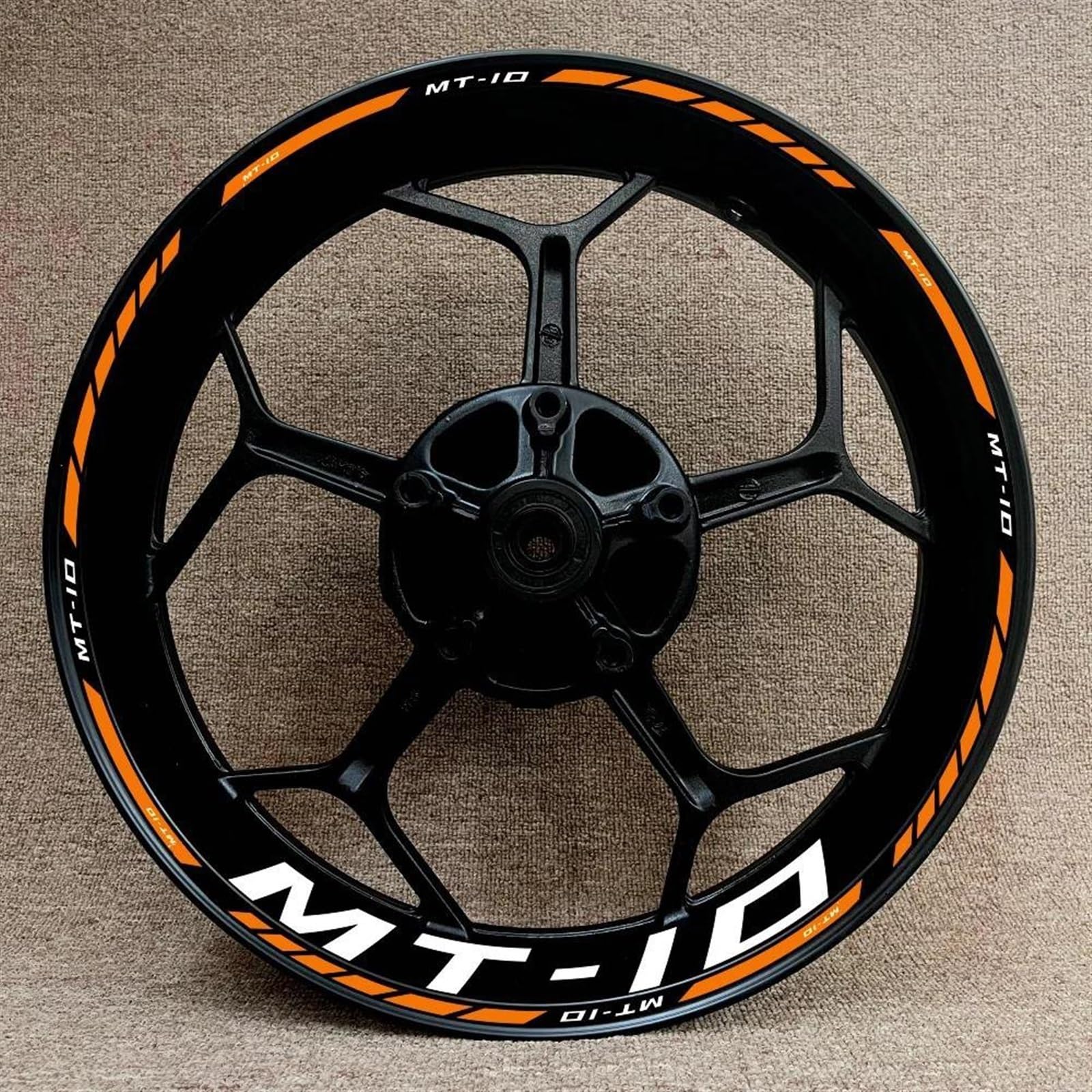 Stickers Motorcycle Stickers Reflective Wheel Rim for MT-10 MT10(Style 23)