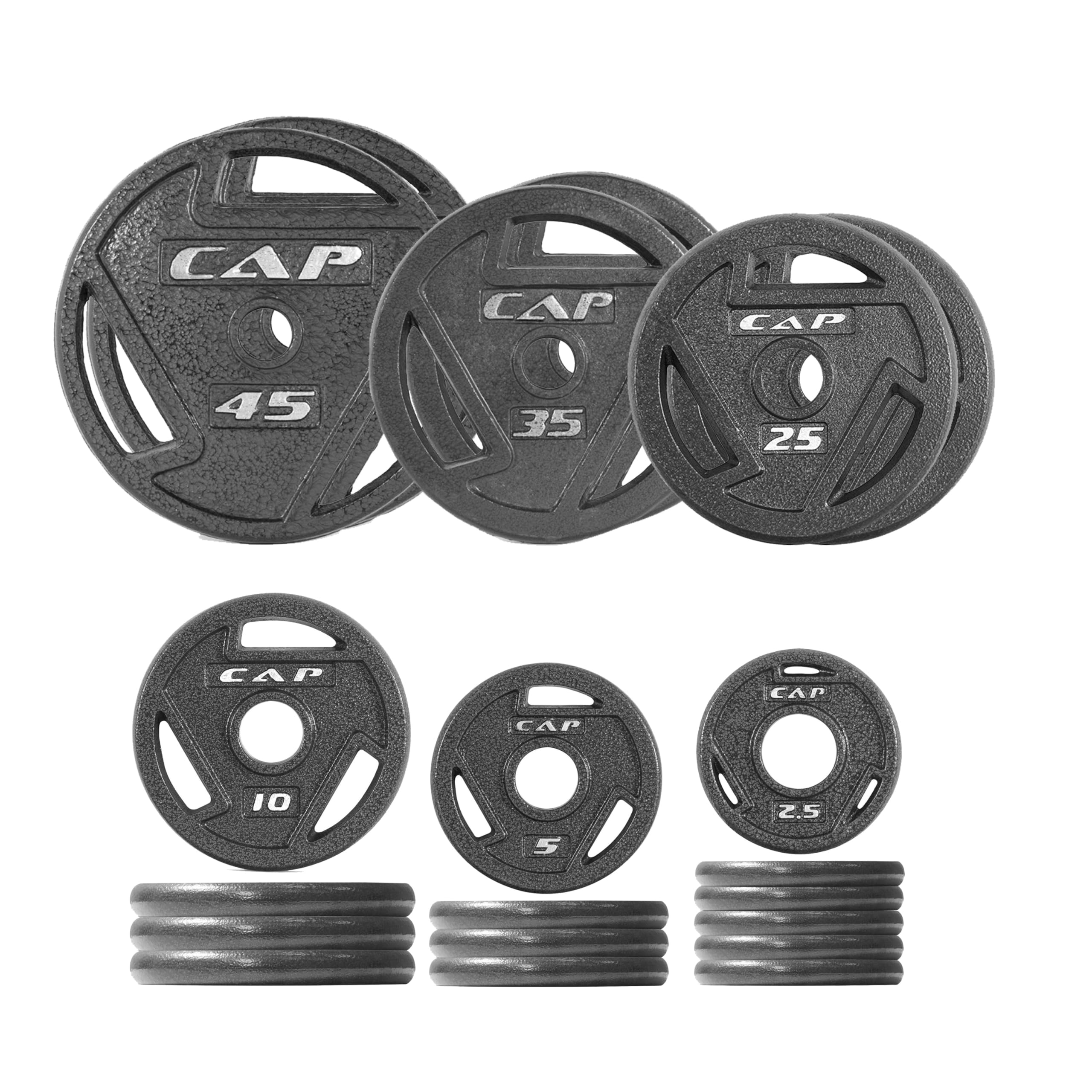 CAP Barbell Cast Iron Set
