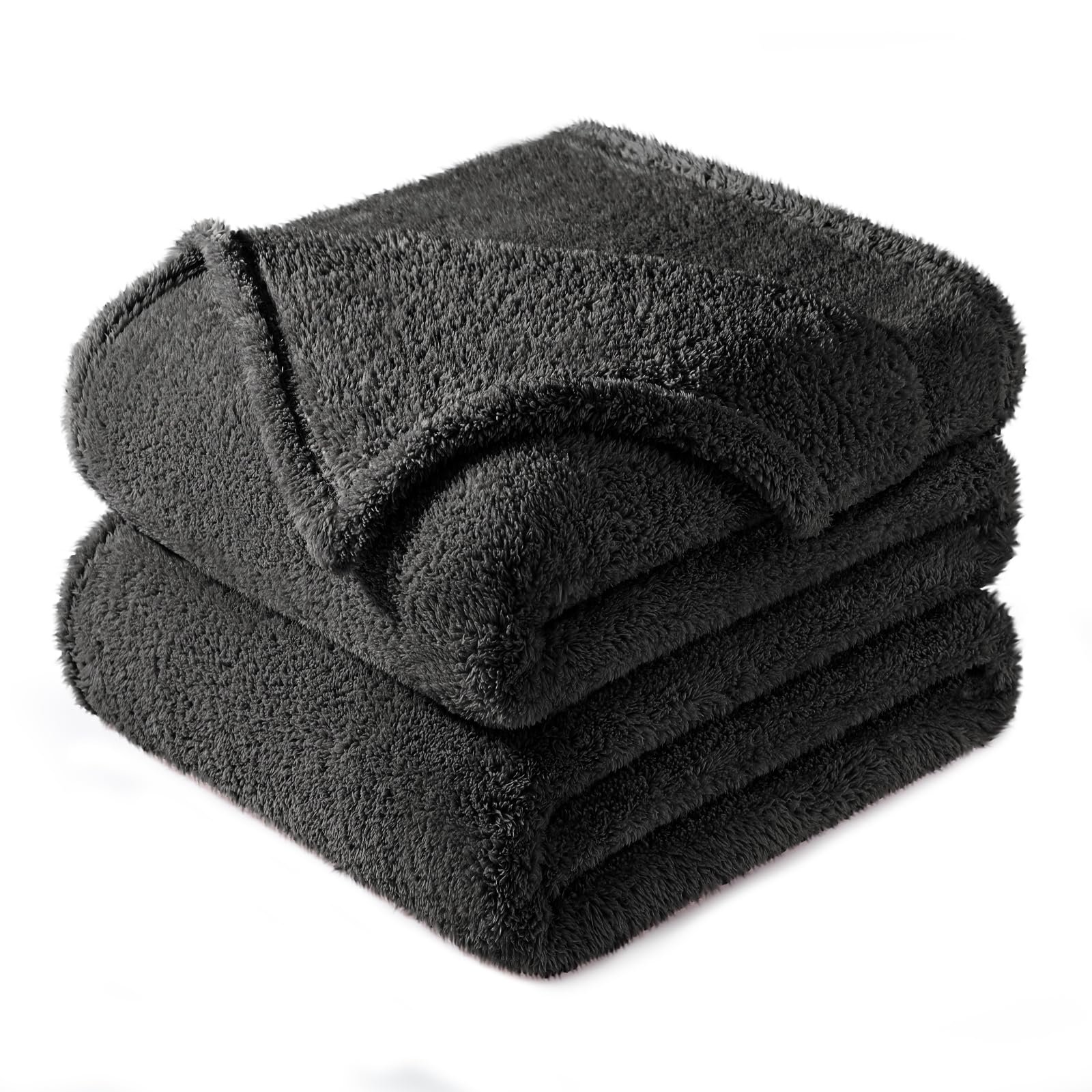 Exclusivo Mezcla Kuscheldecke Fleece Decke, Flauschig Kuschelig und Warm Wohndecke Plüschdecke für alle Jahreszeiten