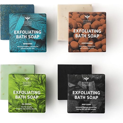 Bombay Charcoal Exfoliating Soaps - 100g Pack