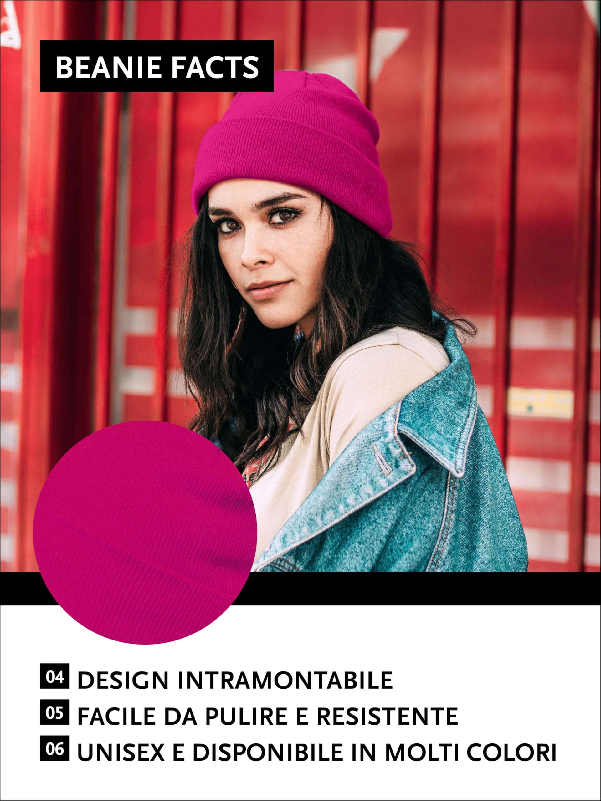 DonDon Berretto Uomo Berretto Donna Beretto Invernale Beanie Design Classico