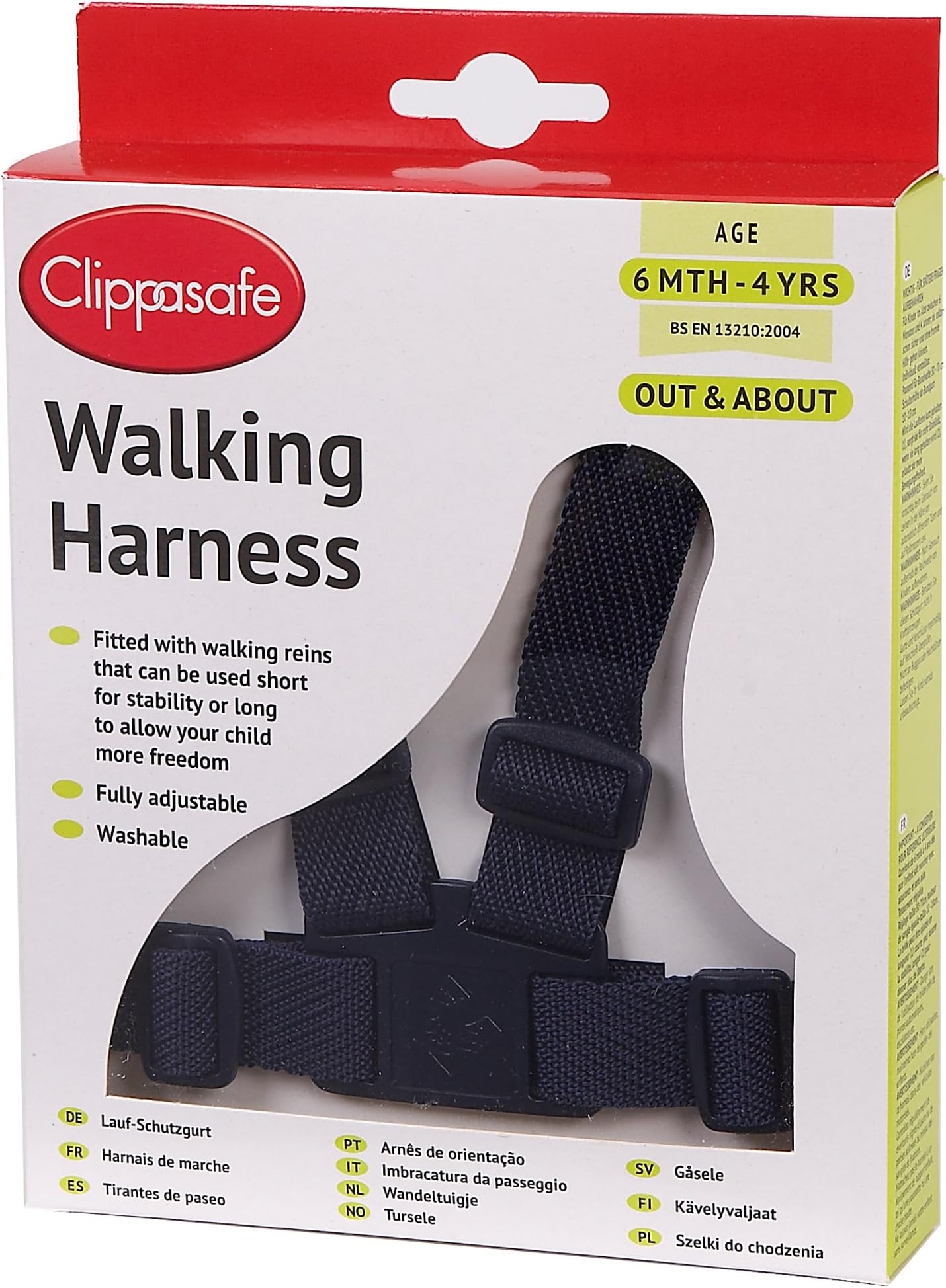 Clippasafe Walking Harness and Reins (Navy)