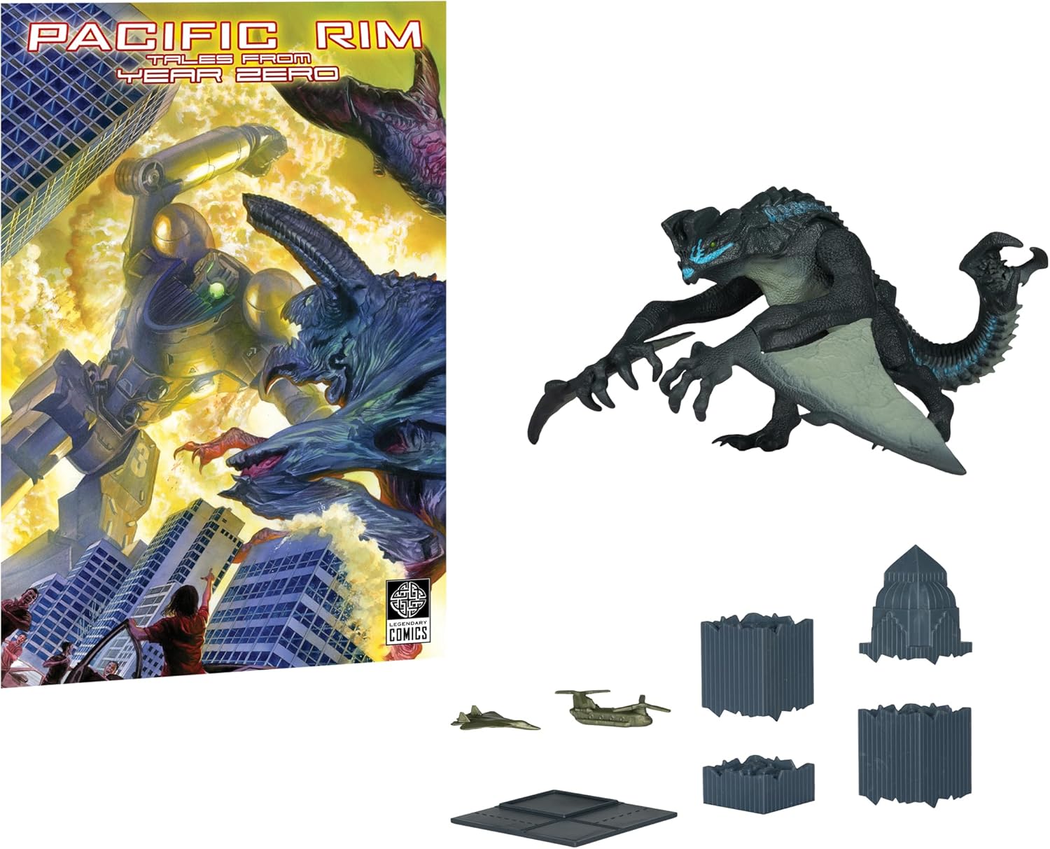 McFarlane Toys - Pacific Rim Otachi (Kaiju) 4" Scale Figure Playset with Comic Gold Label