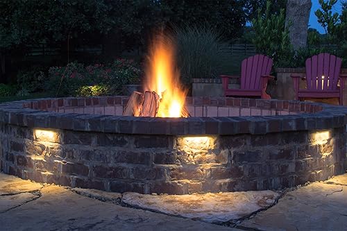 Miniatura 10 de GKOLED Luz LED Hardscape con certificación UL, luces de pared de contención, chips LED integrados de 2700 K de 6.8 pulgadas, luz de pared de