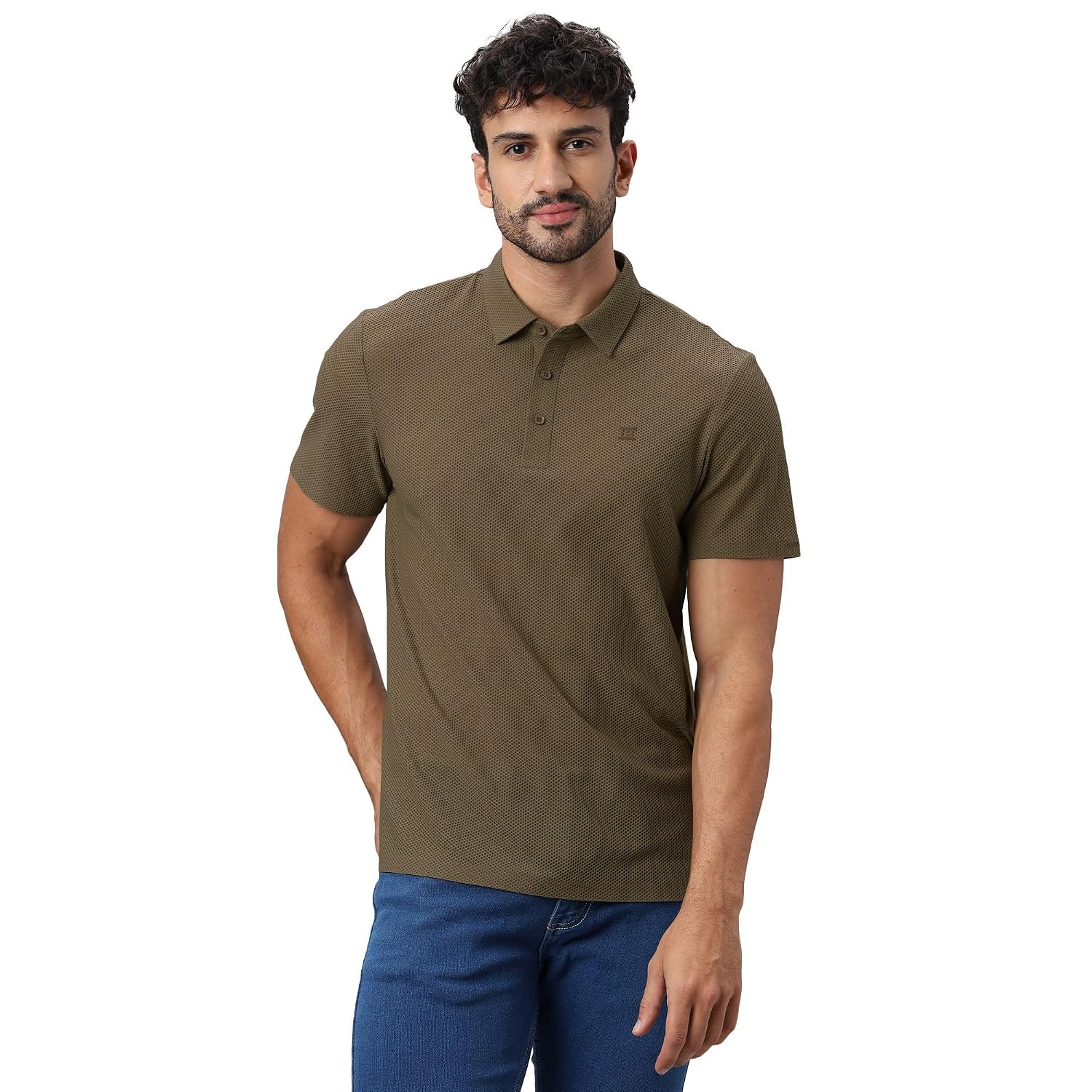 HEKTOR Men's Bubble Jacquard Polo with Open Button Placket - Review, Price and Buying Guide