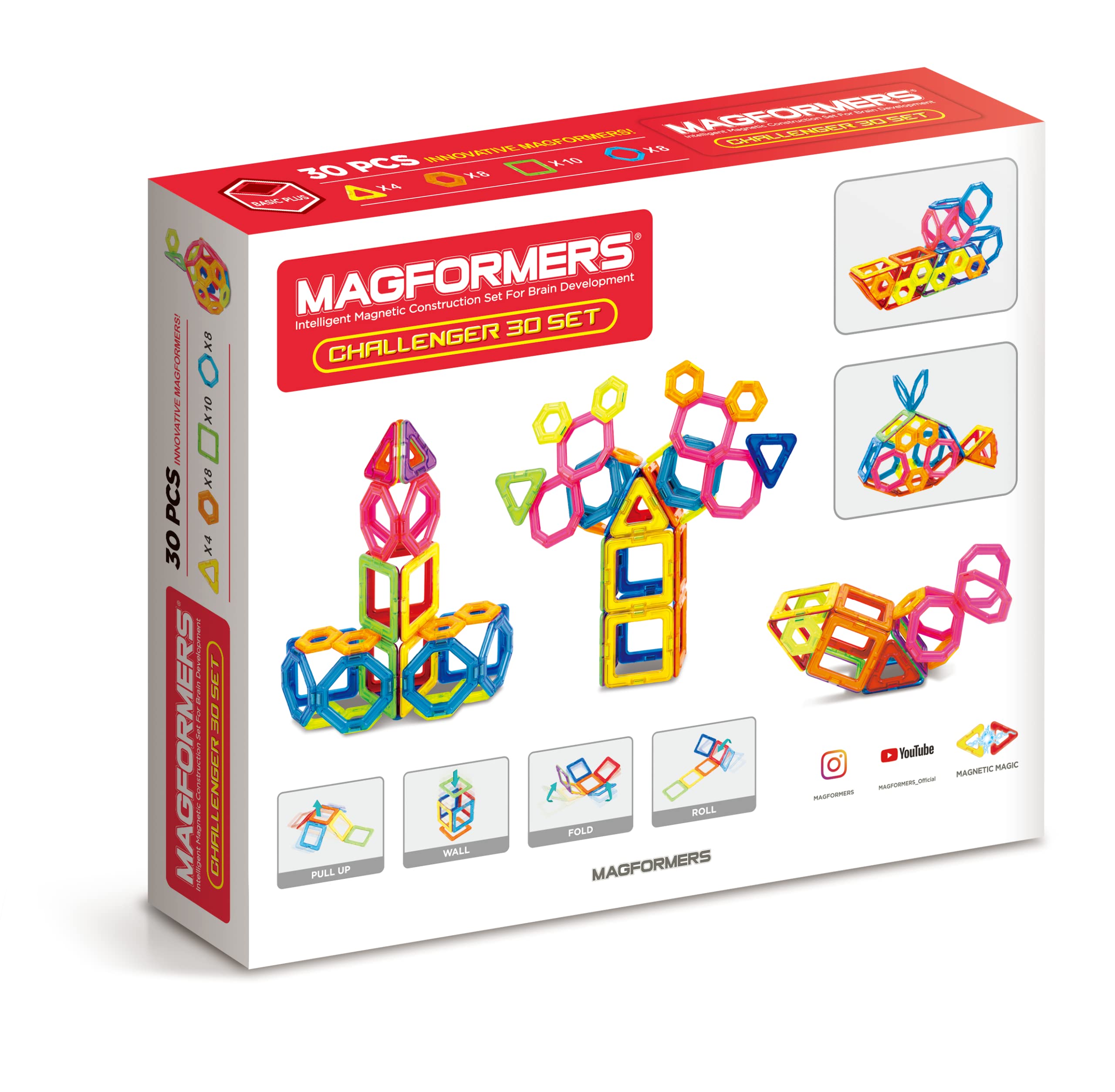 Magformers Mon Premier Sable le Monde 30-Piece Construction Set