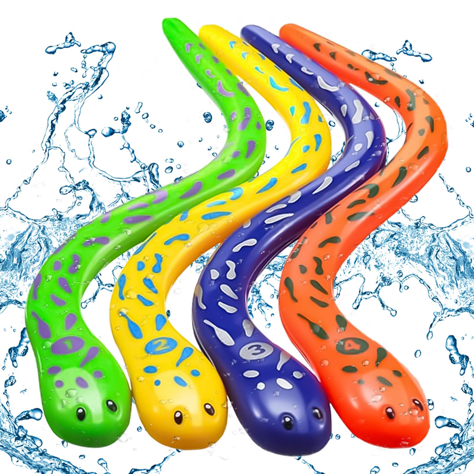 Tuofang 4 Piezas Juguetes para Piscina, Juegos Piscina Niños, Juegos de Piscina, Juegos Acuáticos Regalo para Niños Años