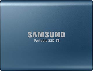 Samsung T5 Disco de estado s&oacute;lido externo, 500GB, USB 3.1, Azul