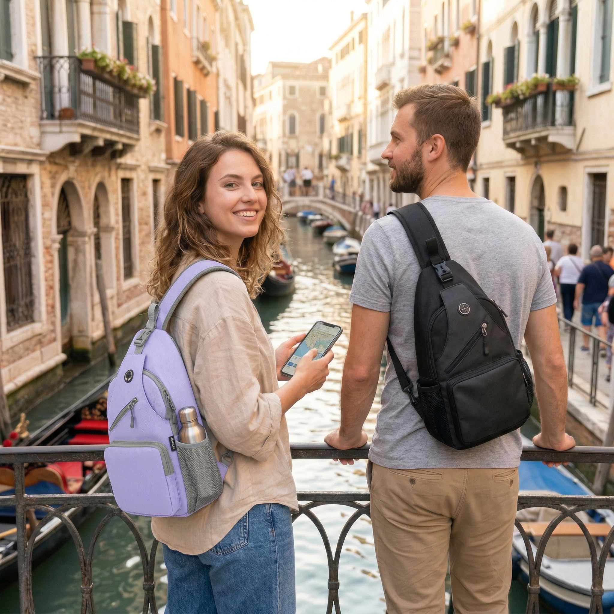 Javolto Torba na ramię, torba crossbody, plecak podróżny, plecak turystyczny, plecak