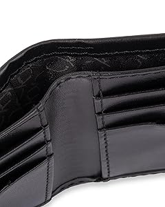 Calvin Klein Men's RFID Leather Minimalist Bifold Wallet