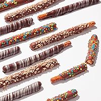 Vista 4 de Mrs Prindables 24 Chocolate Dipped Caramel Pretzel Rods