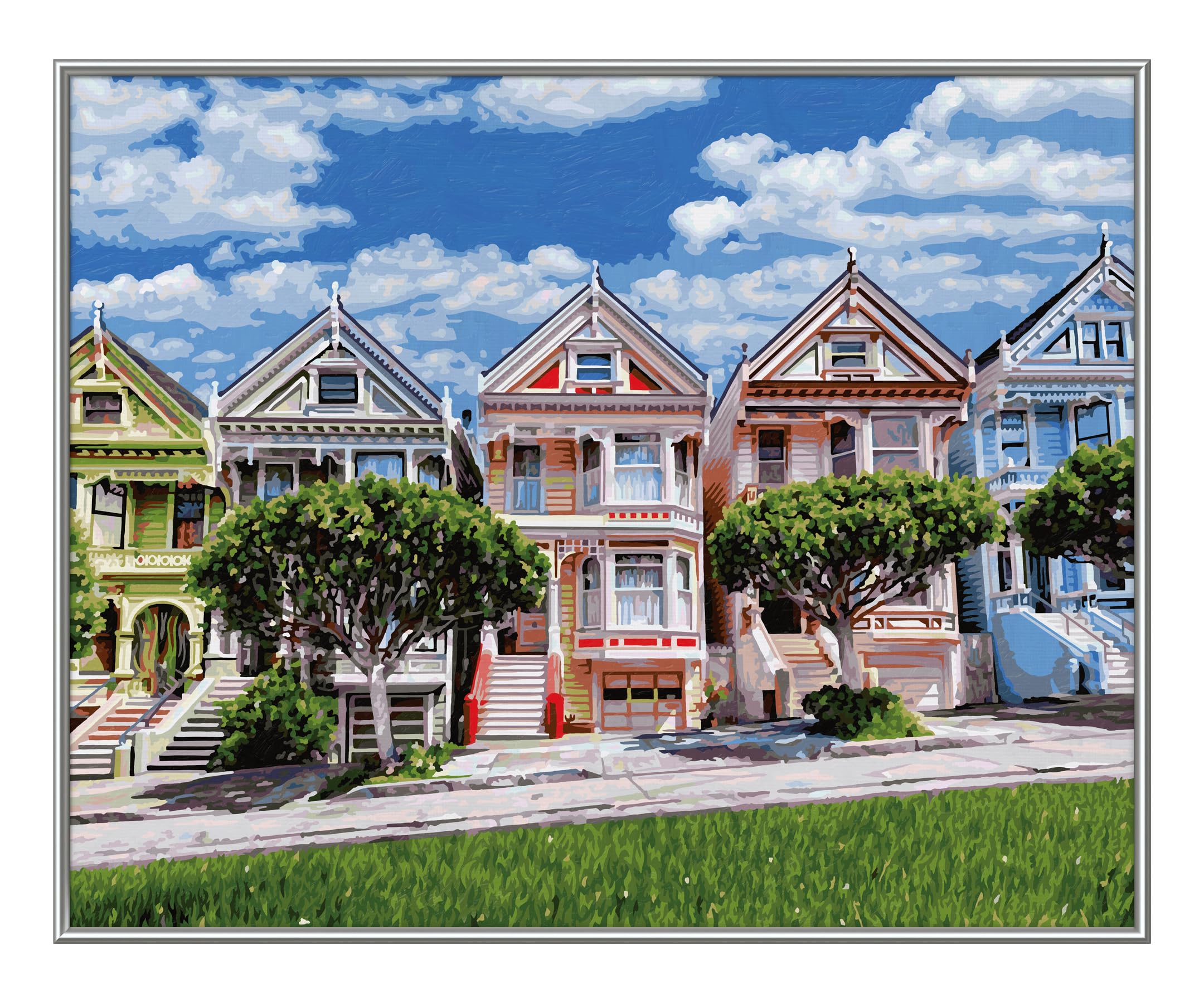 Schipper 609130900 Peinture par numéros - Painted Ladies - Photos de peinture pour adultes avec pinceaux et peintures acryliques - 40 x 50 cm
