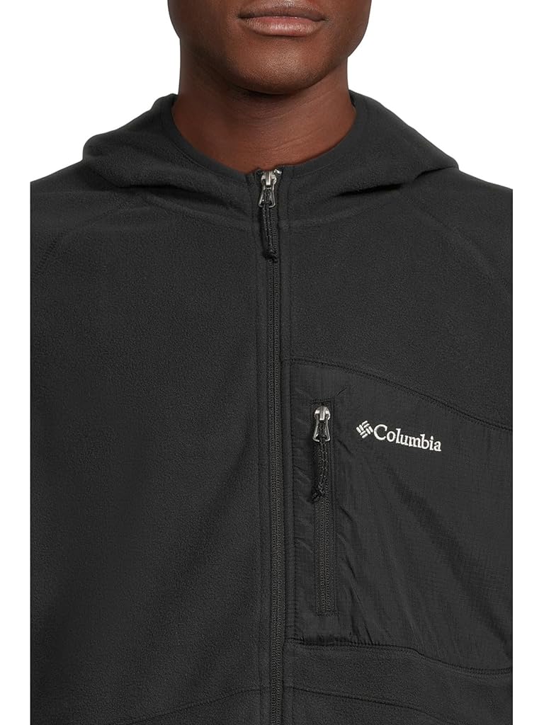 Black Columbia Fast Trek Overlay Hooded Full Zip